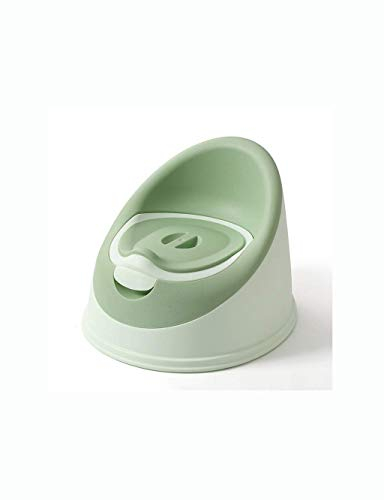 SMSOM Töpfchen-Training-Toilette Easy Clear-Kinder-Toiletten-Toilette Tragbare Männliche und weibliche Babykind-Urinal-Toiletten-Urin-Eimer 1-6 Cartoon-Baby-WC, Rosa (Color : Green)
