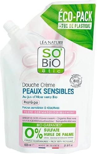 RECARGA GEL DUCHA PIEL SENSIBLE PROTECTOR ALOE 650 ml