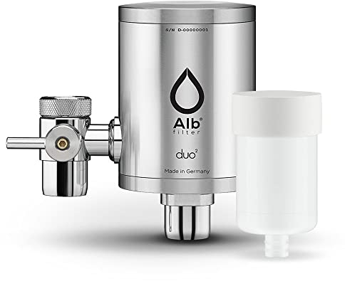 Alb Filter® Duo Nano Trinkwasserfilter (Edelstahl mit Vorfilter)
