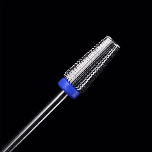 5 en 1 Embout Ponceuse Ongles, 3/32'' Moyen Tungsten Bits, Enlèvement rapide du gel de polissage des cuticules pour la manucure et la pédicure (NDB-FO-M)