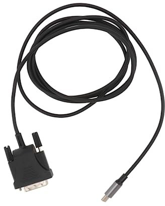 CAXUSD Cavo Da Tipo c Dvi Adattatore Usb-c Trasmissione Dati Ad Alta Velocità Connettore Per Display Supporta Risoluzione Pvc Resistente e Durevole