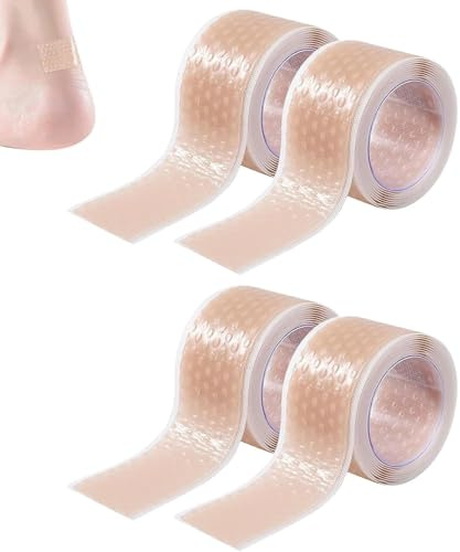 Lot de 4 pansements anti-ampoules pour orteils - Protection contre talon et pointes de pression - Autocollants résistants à l'usure