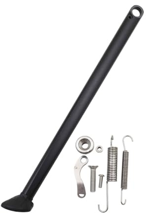 Motocicleta Soporte Caballete Lateral de estacionamiento/Compatible con KTM 250, 300, 350, 400, 450, 500, 530, XC, XCW, XCF, XCFW, EXC, EXC, EXCF, Six Days/Compatible con Husqvarna(Type B Black)