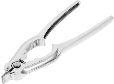 Mikikit Abrelatas de Almejas Inoxidable Ergonomico para Uso Profesional Cocina Herramienta Práctica y Resistente Restaurantes y Catering