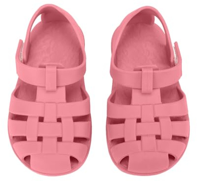 Monnëka Sandales de Plage pour Bébé avec Velcro Légères Enfants | Bloom & Blush Taille 22