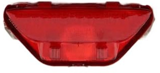 POMPOMPUR Fanale Posteriore Fendinebbia, Riflettore Centrale Paraurti Posteriore, Rosso Per Toyota C-HR Chr Per Izoa 2018 2019 2020 2021 - Ricambi Auto