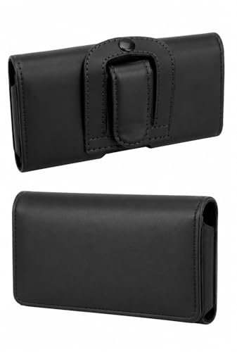 TD24H Funda Cinturon para Xiaomi, Samsung, Huawei, OPPO, ASUS, Honor, iPhone, Zte, Wiko, Realme, LG, TCL Alcatel One Touch 2004 C Iberia / 2008G 13.3x6.7x1.5 Talla S