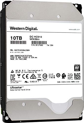 HGST 0F27454 - Ultrastar 10TB HE SATA 512E SE - 10TB, SATA 6Gb/s, SE, 3.12.7 cm (5), 7200 RPM, 256MB, 512e, 512 Byes/Sector