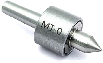 Mini Lathe Live Revolving Center MT0 Shank Double Bearing Precision Revolving Live Center Centre for Lathe Machine