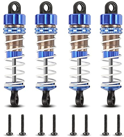 HAIBOXING 1/18 Aluminum Capped Oil Filled Shocks, RC Accessories Upgraded Spare Parts Apply for HAIBOXING 18858&18859&18868 RC car (M1882)
