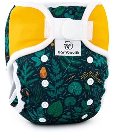 Bamboolik DUO | Überhose | Klettverschluss | Nappy Liners | waschbar | Verstellbare Stoffwindeln | | Windeln wiederverwendbar | Stoffwindel Überhose | Windelüberhose | MADE IN EU