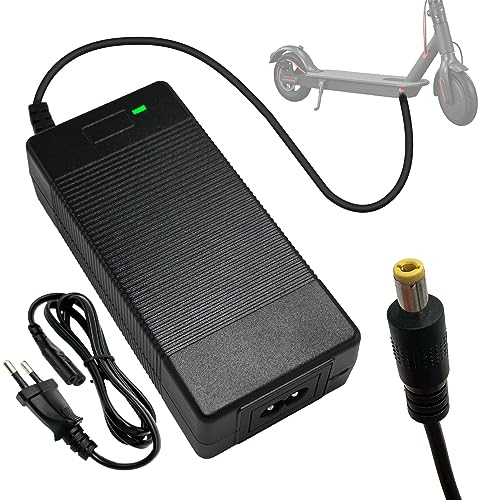 Honszex Ladegerät 42 V 2 A für Elektroroller Xiaomi 36 V, Laufrad, Fahrrad, Universal-Netzadapter mit Lithium-Akku 36 V