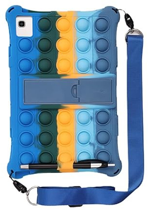 Compatible con Teclast T40 T40S M40 Plus Pro 10,4 2021 Funda de Silicona Suave for niños T40 5G T50 anticaída Phablet Fundas con Soporte(Color:Darkblue,Size:For Teclast T40 5G)