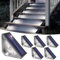 Solpex 6 luces solares para exterior, luces de escalera, impermeables, iluminación LED para escaleras exteriores, escalones, vallas, patio, patio, canalón, camino, decoración, color blanco