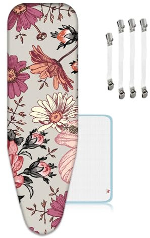 ZJBKX Bügelbrettbezug Extra Groß, 160 x 60 cm für Dampfbügeleisen - Bügelbrett Bezug extra Soft XXL