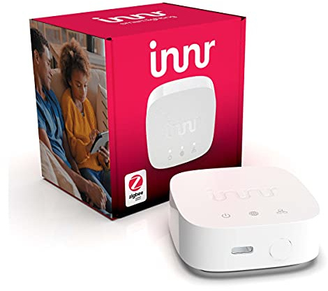 innr Zigbee Gateway Wifi, funciona con Alexa, Siri Shortcuts, Zigbee Hub para iluminación inteligente, control por voz, control inteligente, puente Zigbee, BG 220