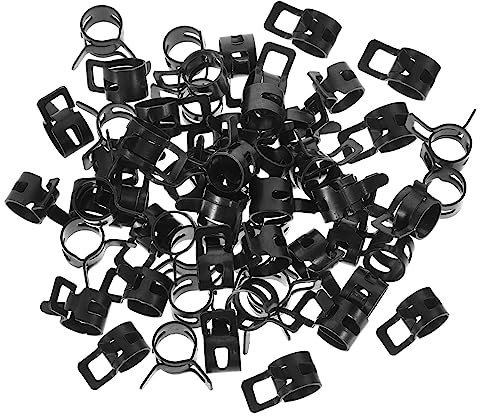 Angoily Colliers De Serrage À Haute Résistance À La Traction 50 Pièces Pince À Ressort Pour Collier De Serrage De Tube De Ligne Installation Facile
