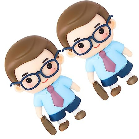 2pcs Polymer Clay Cake Decor Dad Birthday Party Decorations