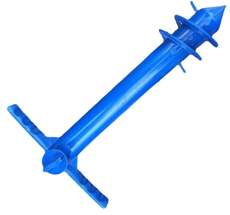 Toddmomy Porta Ombrellone Stabile e Facile da Installare Base in Plastica Blu da Spiaggia per Ombrelloni da Esterno e Tavolo, per Spiaggia e Viaggi
