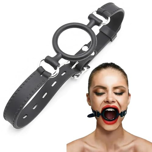 Bavaglio Bocca, Palline Boccali, Fetish BDSM, O-Ring in Silicone, Bondage, Sex Toys per Giochi Adulti per Uomini e Donne