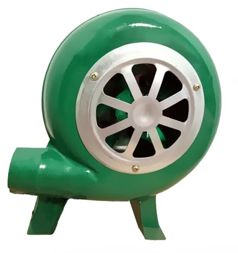 Blower Fan Electric Blower Fan Low Pressure Centrifugal Iron Shell BBQ for Mini Blacksmith Forges,Powerful Airflow(80w)