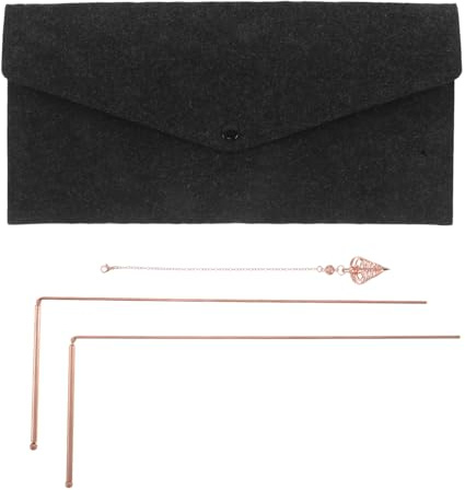 UPKOCH Baguettes De Sourcier pour La Chasse Aux Fantômes Outil Pendule Baguette Multifonctionnelle À Pointe De Cristal pour La Chasse Aux