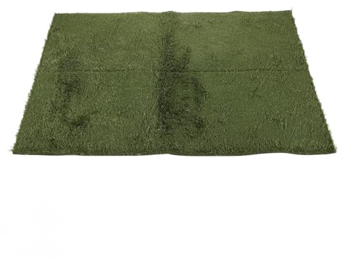 Beavorty Reptile Carpet Bedding Liner for Terrarium with Safe Fiber Material and Clean Bedding Features Suitable for Reptiles and Tortoises in Green Color