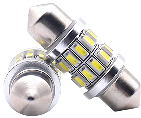 Shangyuan 31mm Marine LED Festoon Bulbs for Navigation, Boat Anchor & Mast Masthead Lights, Super Bright 12V 2PCS