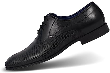bugatti Herren Businessschuhe, Männer Business Schnürer,lace-up Shoes,Low-tie,schnürschuhe,Anzugschuhe,Derby schnürung,schwarz (1000),41 EU / 7 UK