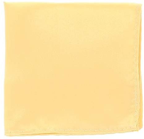 Bolsa de traje de color sólido – Pañuelo de bolsillo para hombre, accesorio cuadrado, bolsillo para chaqueta, boda, ceremonia, amarillo pálido, Talla única