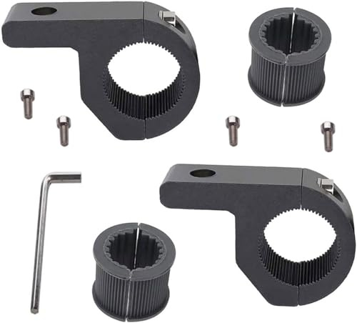2STK Universal Arbeitsleuchten Halterung,Arbeitsleuchten Halterung, 19-32MM Scheinwerfer Halterung Klemmhalterung Rohr Klemme, Light Bar Mount Bracket, Für Frontschutzbügel,Geländewagen,Auto,Motorrad