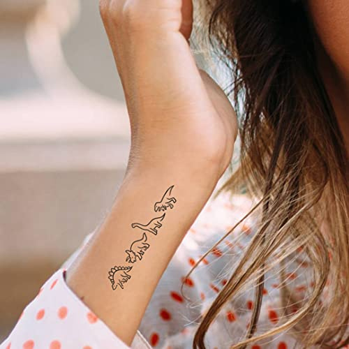 MyJagua Tattoo • Dino Park | 1-2 Wochen Tattoo | Auf Pflanzenbasis | Hautverträglich | Wasserfest | Neue Tattoo Technologie | Kein Klebe Tattoo