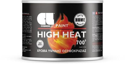 COSMOS LAC Pintura Anticalorica High Heat 700 ºc Negro 175 Ml