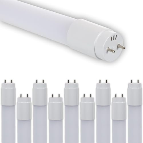 VZLED - Tubo fluorescente LED 120 cm T8 18W, Tubo LED 120cm, LED T8, Blanco Frío 6500ºk (Pack 10)