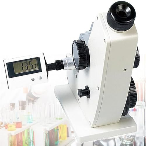 KJZQXYX Monokulares Abbe-Refraktometer, digitales Abbe-Refraktometer, digitales Brix-Refraktometer, mit Einstellbarer Schärfe