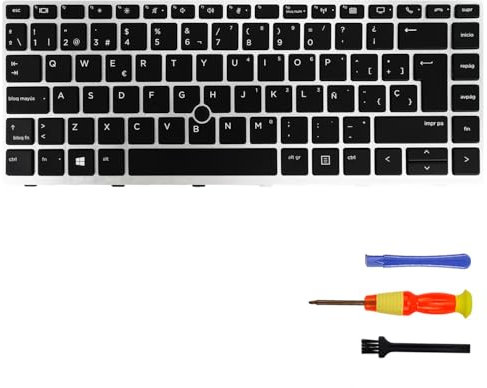 Teclado retroiluminado Compatible con HP EliteBook 840 G5 846 G5 745 840 G6 14u G5 (España)