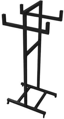 Viktad fitnesscirkelhållarstativ, mobil metallvagn, multifunktionell PE-utrustning, lastkapacitet 200 kg, perfekt för hemmagym och kontorsbesparande