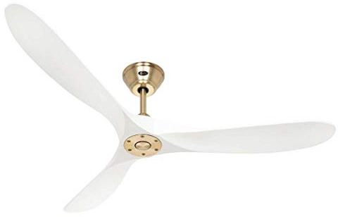 CasaFan ECO GENUINO 152 MG-MW Deckenventilator (Ø x H) 1520mm x 285mm Flügelfarbe: Weiß (matt) Ge