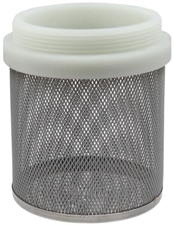 WITTKOWARE Edelstahl-Saugkorb mit Nylongewinde, Pumpen-Ansaugfilter, engmaschig, 3 (DN80)