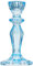 Talking Tables Azul Candelero de Cristal Soporte de Vela cónico Decorativo Interiores o Exteriores, Elegantes cenas, cumpleaños, jardín, Bodas, decoración del hogar, One Size