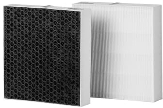 Blueair Genuine HEPASilent Replacement Filter for DustMagnet 5210i, 5240i Air Purifier - Removes 99.97% of Pollen, Dust, Pet Dander, Mould, Bacteria & Viruses Activated Carbon Reduces VOCs, Chemicals
