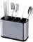 Porta Utensili Da Cucina, Portautensili Da Cucina In Acciaio Inox, Porta Utensili Cucina Da Appoggio, Portautensili Da Cucina, per Cucchiaio Da Minestra, Cucchiaio, Forchetta, Coltello (Quadrato)