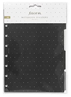 Filofax Moonlight 4er A5 Notizbuch Trennblätter, 132822