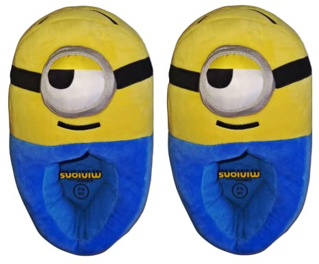 London Europe Women's Minions Rise of Gru - Stuart Slipper, Yellow, 6-8 UK