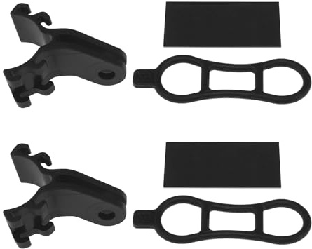 VGOL 2 stücke Fahrrad Lenker Taschenlampe Halter Fahrrad Taschenlampe Halterung Clip Clamp Fahrrad Taschenlampe Halter Einstellbare Fahrrad Taschenlampe Halterung Fahrrad Taschenlampe Halterung