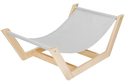 SPRINGOS Letto per, cuccia pe, amaca per 3 in 1 con supporto a parete Letto riscaldato, piattaforma esterna per gatti e cani Solido e elegante