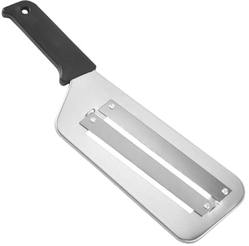 Kohlschnitzer Shredder, Kohl Shredder scharfe Edelstahlklinge Kohlschreiber Shredder Skidsicheres Kohl Slicer Doppelschicht Kohl für Gemüse und Obst Schwarz