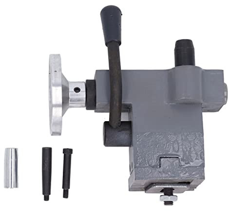 ANKROYU Mini-Drehmaschinen-Reitstock, Aluminium-Druckguss-Drehmaschinen-Reitstock, Drehmaschinen-hinterer Mittel-Reitstock, Mittelmontierter Reitstock für