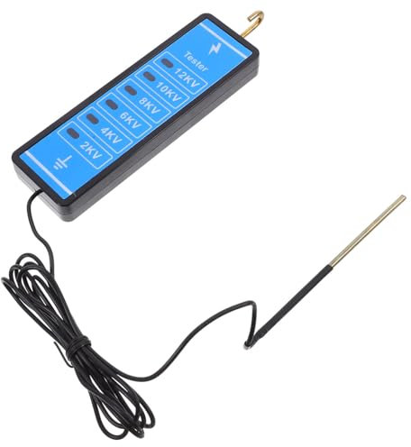 Gadpiparty Spannungsprüfer Tragbarer Bauernhofzauntester Mit Sonde Elektrozaun-Landwirtschaftsgeräte