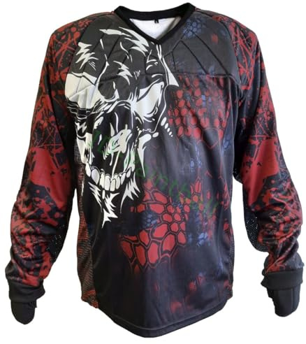 IDP Custom Jersey Angry Skull Rot Schwarz (XL)